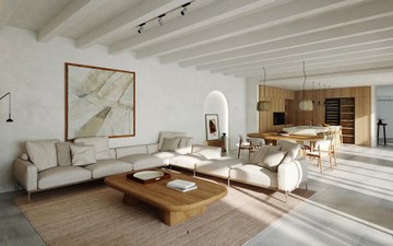 living - Casa / villa de 375m² en venta en Ses Salines - featured