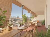 living - Ático de 120m² con 54m² terraza en venta en El Born - gallery thumbnail - 3