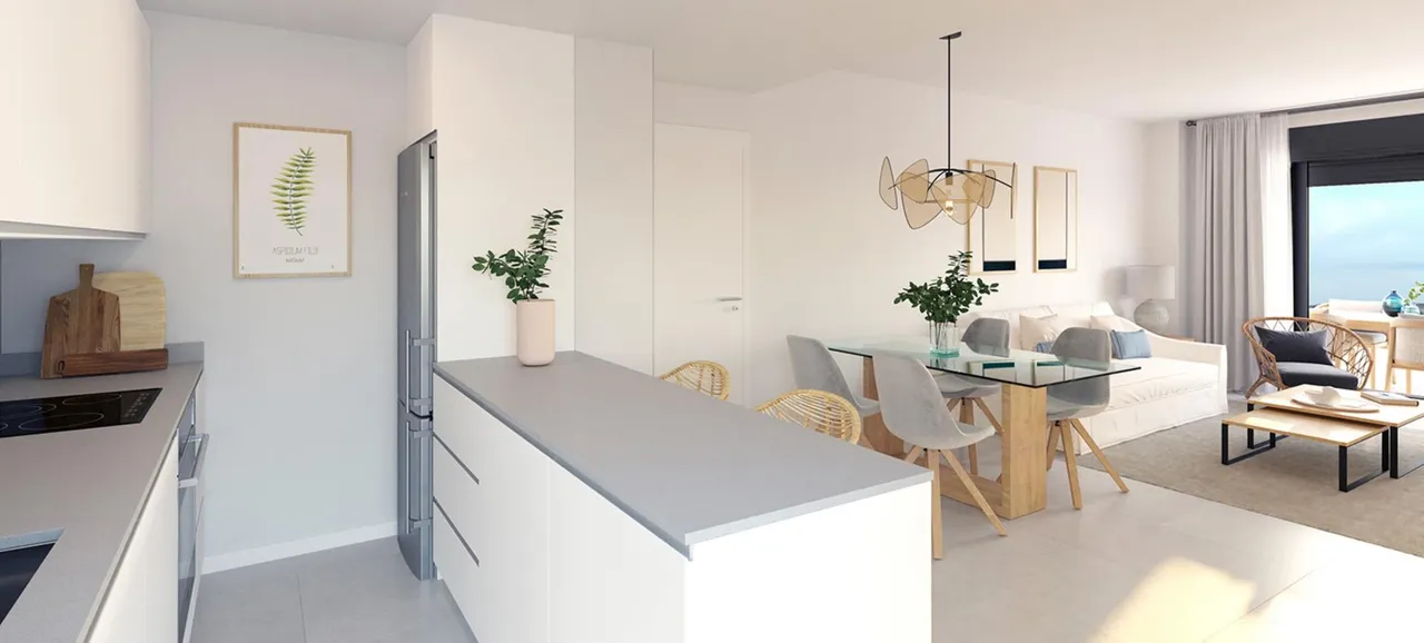 living - New build apartments in El Higueron, close to amenities and with sea views, Costa del Sol - gallery - 4