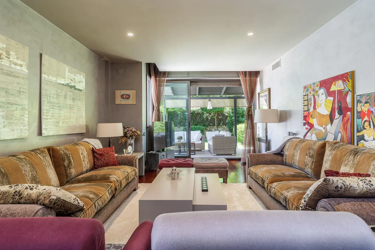living - Piso de 198m² con 222m² terraza en venta en Sant Gervasi - La Bonanova - gallery - 9