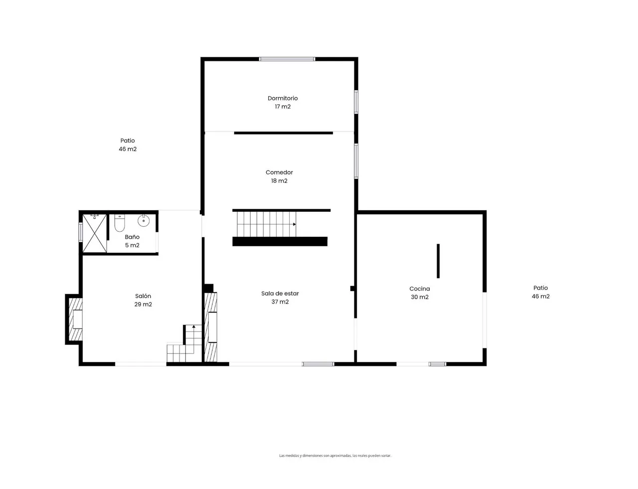 living - 280m² country house for sale in Penedès, Barcelona - Floor Plan - 1