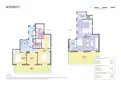 living - 133m² penthouse with 40m² terrace for sale in Eixample Right - Floor Plan thumbnail - 1