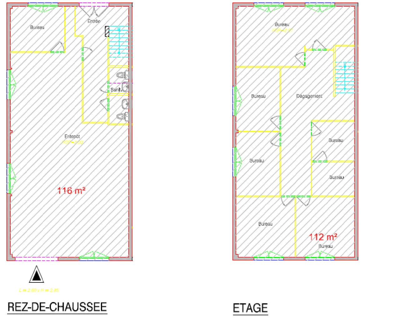 logistics - Light Industrial Premises / Offices For Rent - Planimetria - 1