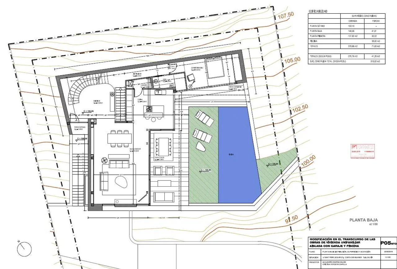 living - 445m² house / villa for sale in Costa d'en Blanes - Floor Plan - 3