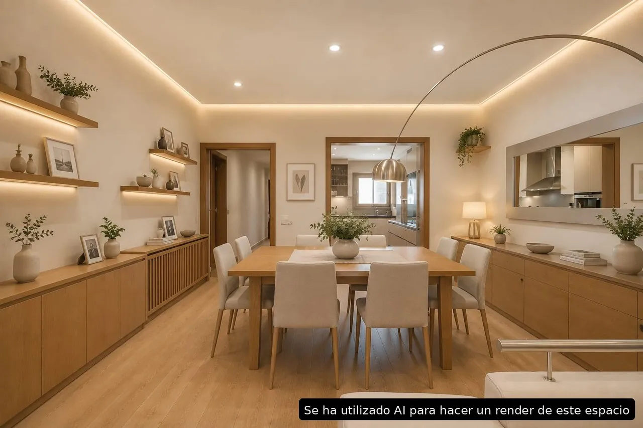 living - Piso de 164m² con 16m² terraza en venta en Sant Gervasi - Galvany - gallery - 4