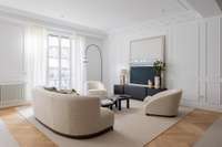 living - 243m² apartment for sale in Castellana, Madrid - gallery thumbnail - 2