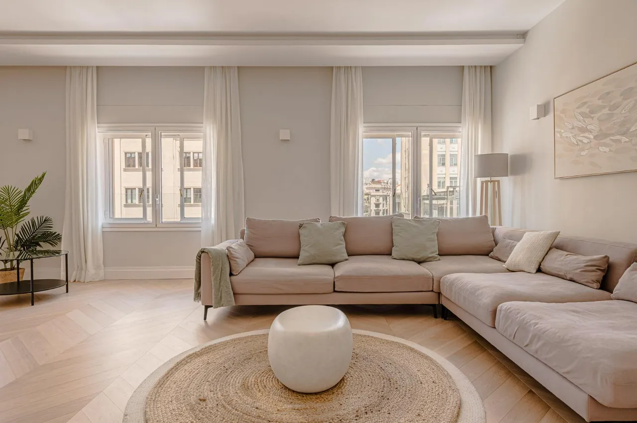 living - 250m² apartment for rent in Sol, Madrid - gallery - 2