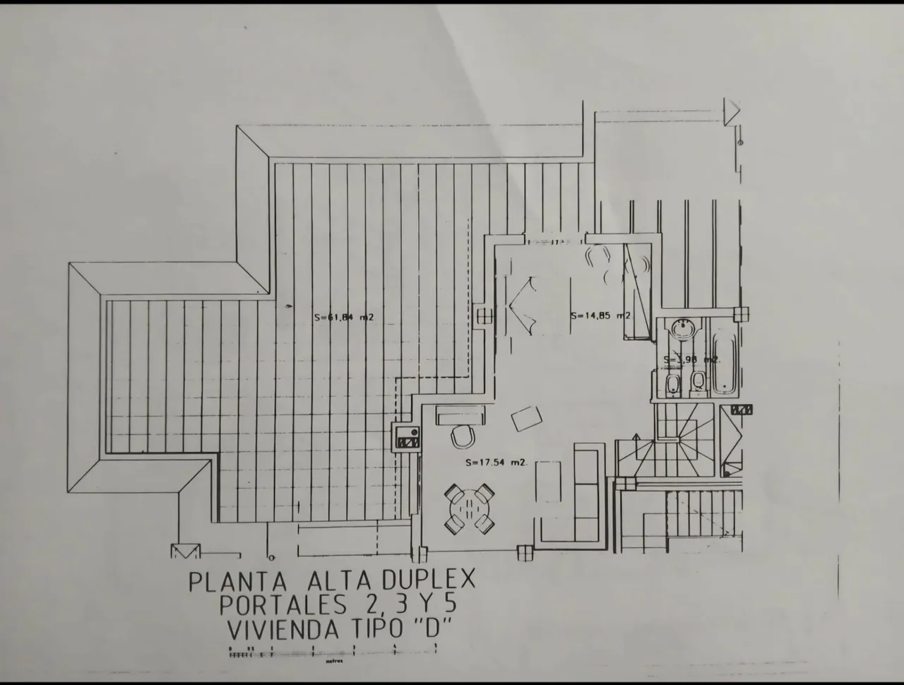 living - Ático de 212m² con 61m² terraza en venta en Majadahonda - Plano del piso - 1
