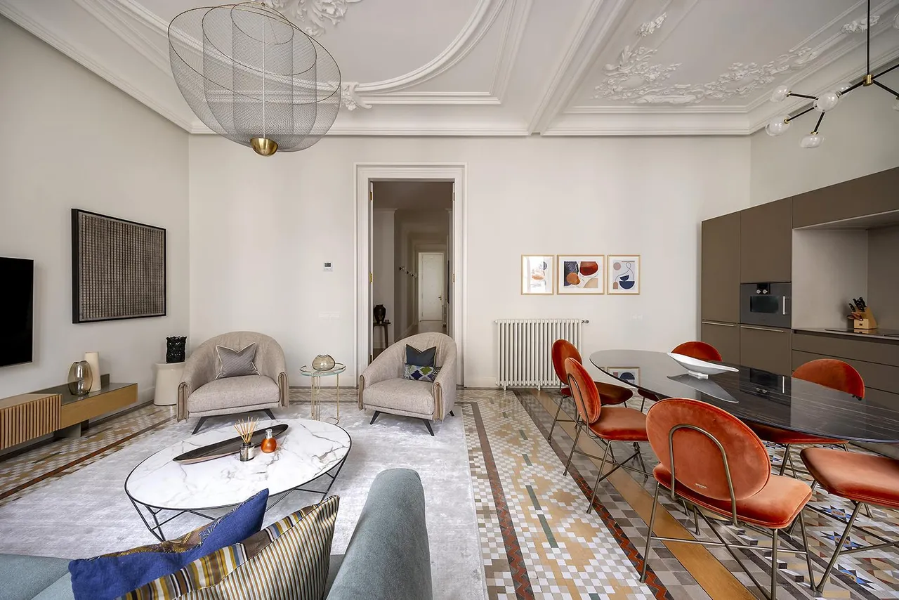 living - Piso de 170m² con 9m² terraza en venta en Eixample Derecho - gallery - 7