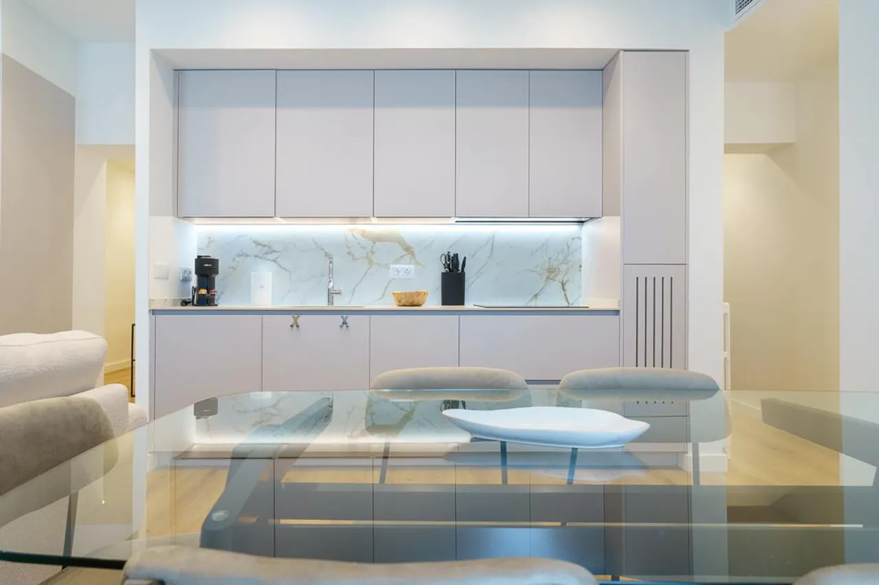living - Piso de 100m² en alquiler en Gaztambide, Madrid - gallery - 7