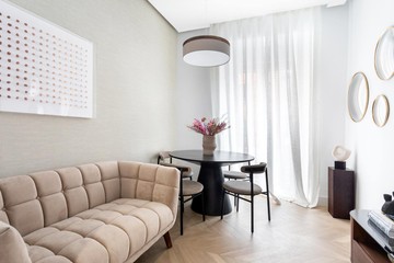living - Piso de 73m² en alquiler en Trafalgar, Madrid - featured