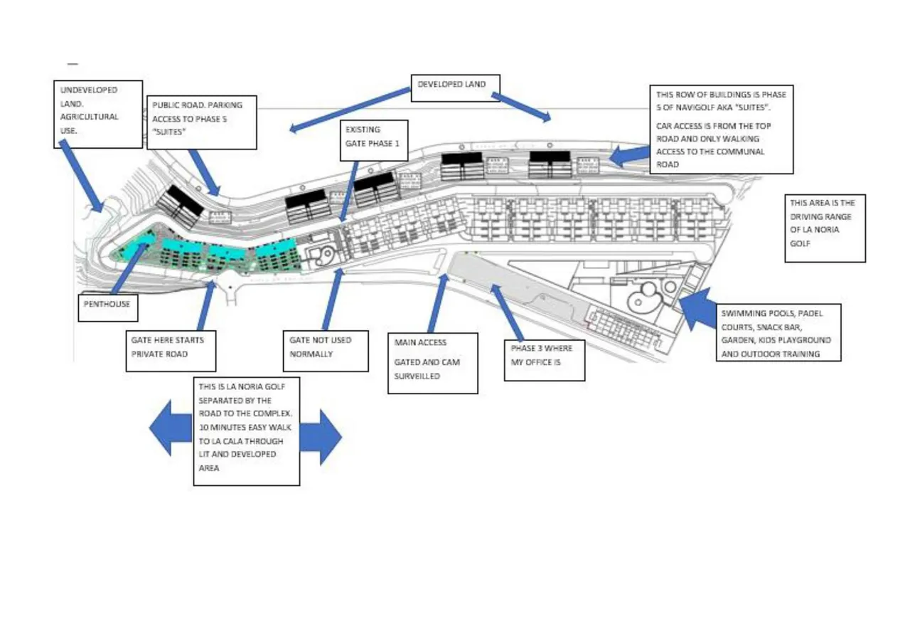 living - Navi Golf Suites, La Cala de Mijas - Floor Plan - 1
