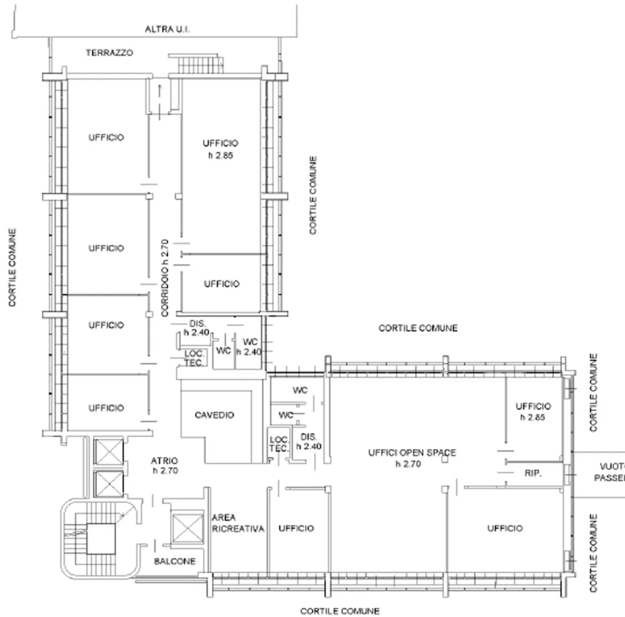 office - Monfalcone 15 - Office - Dils - Plano del piso - 1