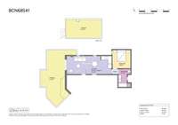 living - Ático de 43m² con 58m² terraza en venta en Poble Sec - Plano del piso thumbnail - 1