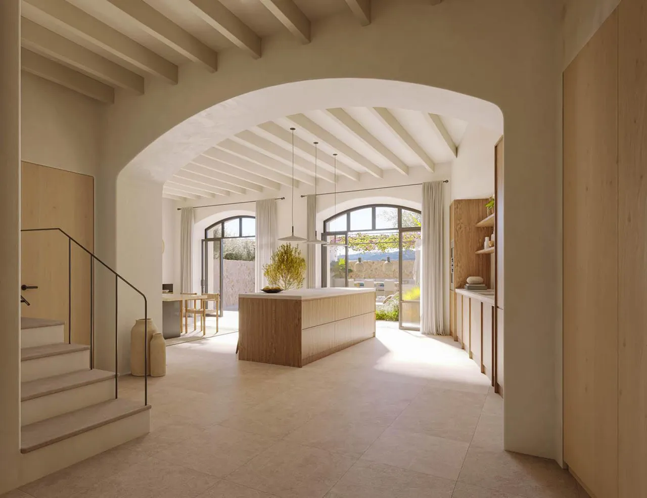 living - 300m² house / villa with 130m² garden for sale in Santa Maria del Cami - gallery - 6
