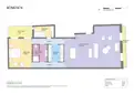 living - 120m² apartment with 10m² terrace for sale in El Born - Floor Plan thumbnail - 1