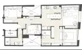 living - Piso de 103m² en venta en Gótico, Barcelona - Plano del piso thumbnail - 1