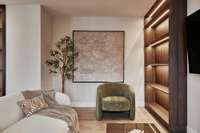 living - 158m² apartment with 55m² terrace for sale in Lista, Madrid - gallery thumbnail - 5