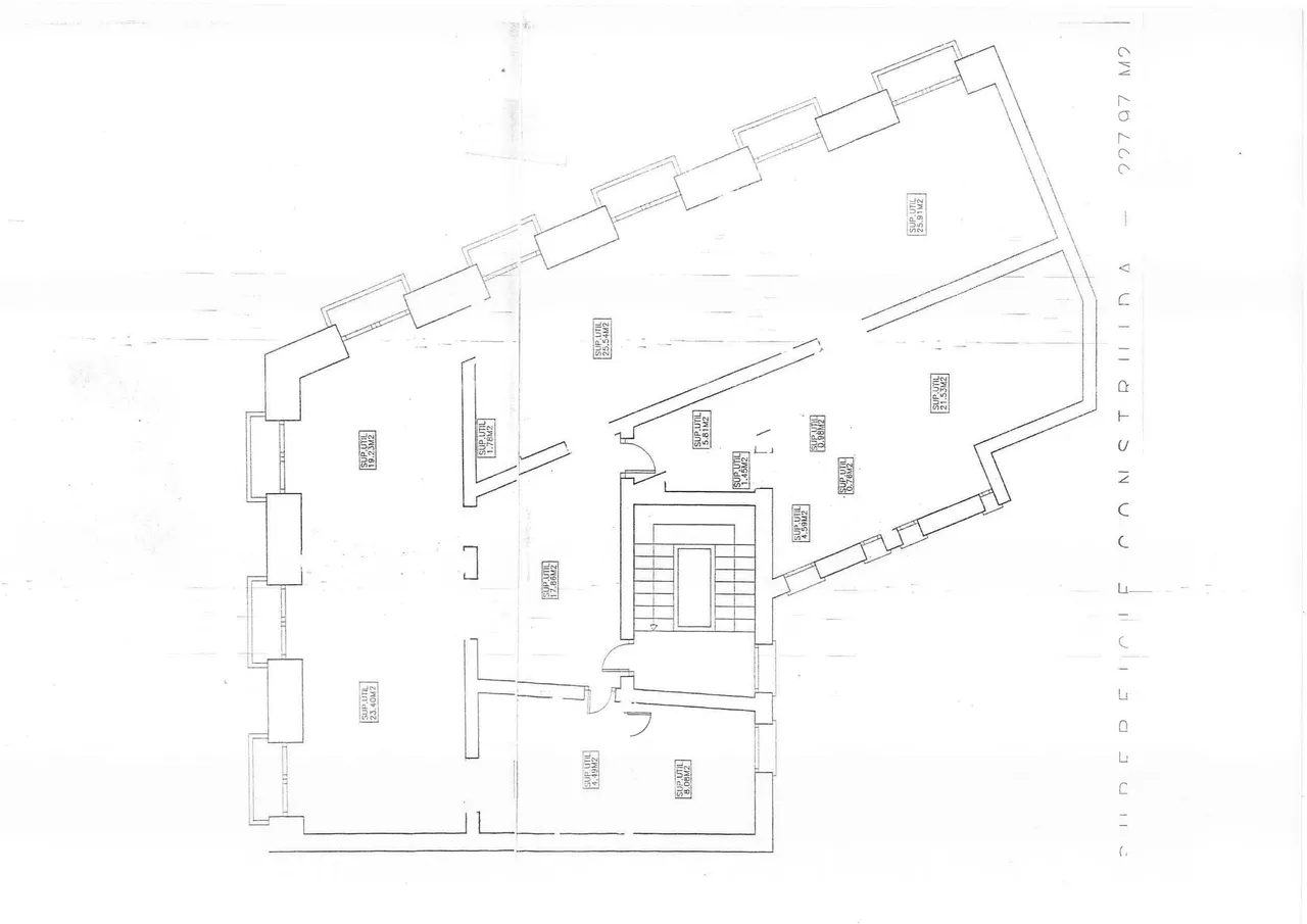 living - 253m² apartment for sale in Cortes / Huertas, Madrid - Floor Plan - 1