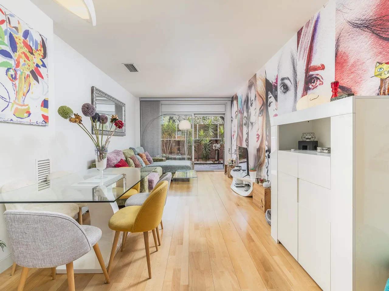 living - Piso de 90m² con 46m² terraza en venta en Sants-Badal - gallery - 5