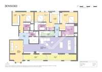 living - 273m² apartment for sale in Eixample Right, Barcelona - Floor Plan thumbnail - 1