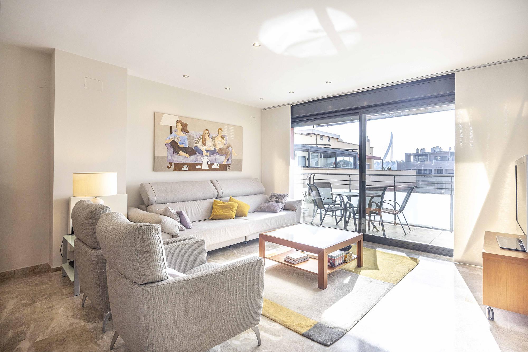 living - Piso de 191m² con 13m² terraza en venta en Ciudad de las Ciencias - gallery thumbnail - 4