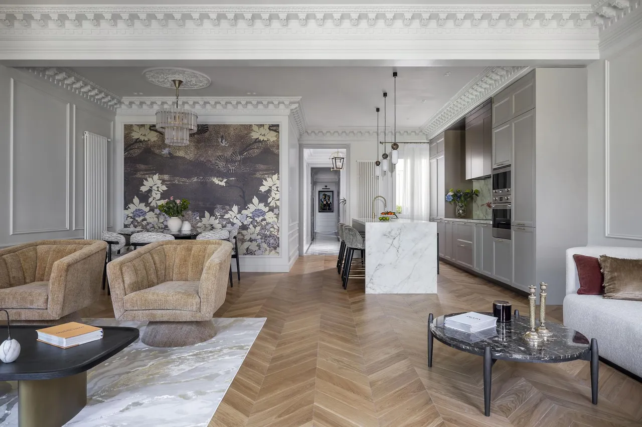 living - Piso de 198m² en venta en Eixample Derecho, Barcelona - gallery - 3