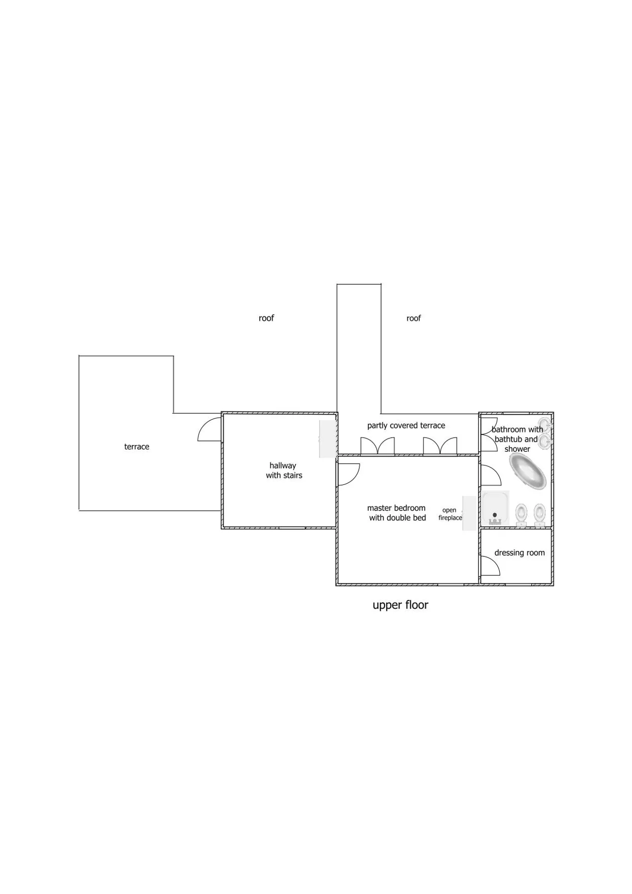 living - Casa rural de 450m² en venta en Felanitx, Islas Baleares - Plano del piso - 2