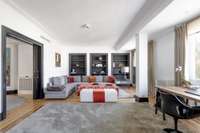 living - 375m² apartment for rent in Castellana, Madrid - gallery thumbnail - 1