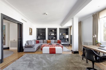 living - Piso de 375m² en alquiler en Castellana, Madrid - featured