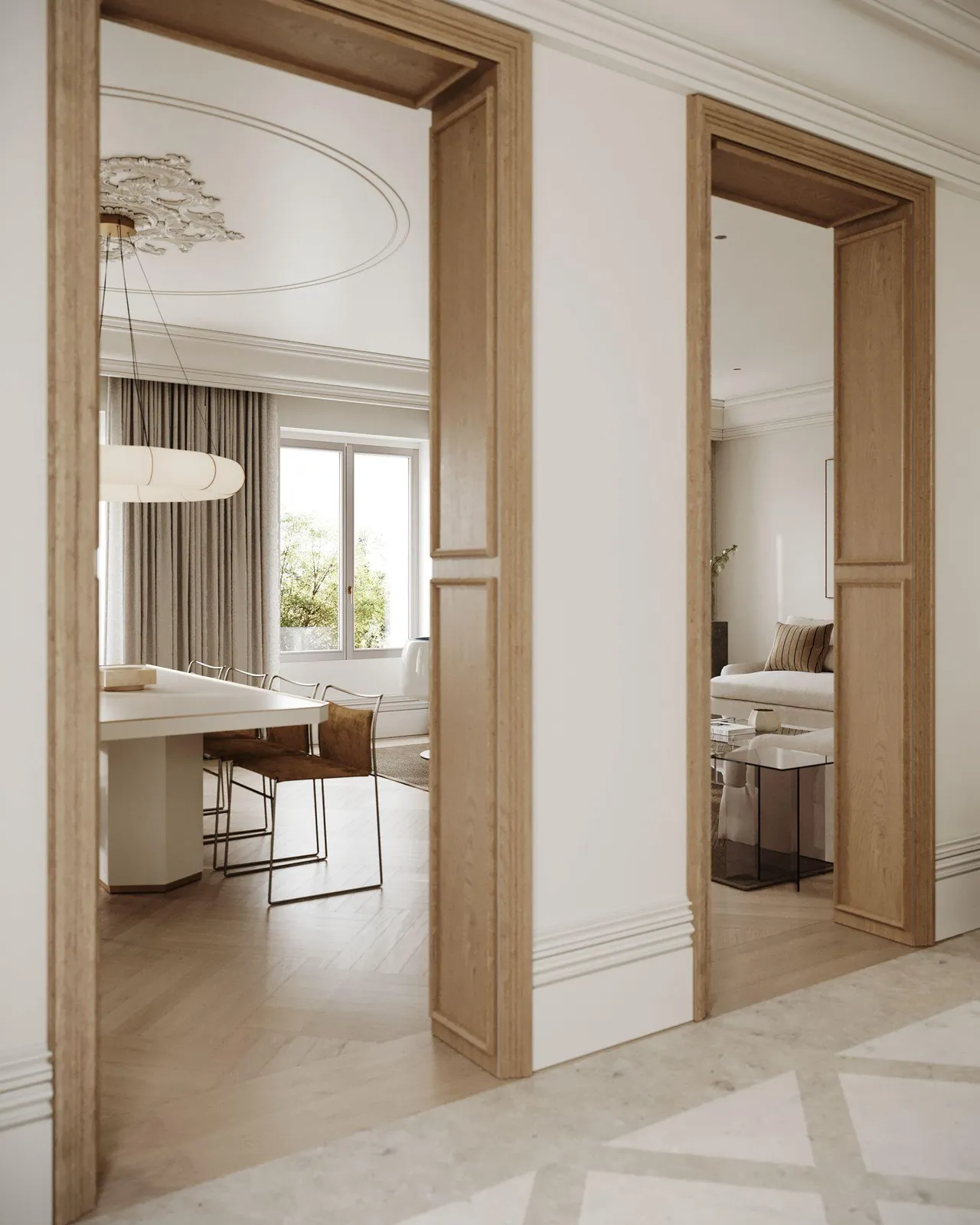 living - Piso de 252m² en venta en Almagro, Madrid - gallery - 5