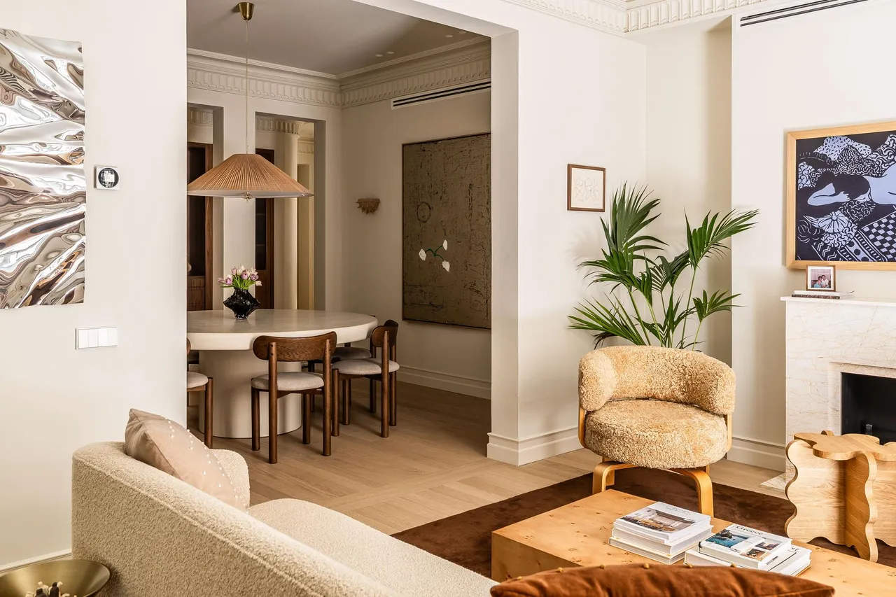 living - Piso de 322m² en venta en Almagro, Madrid - gallery - 9