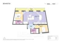 living - 84m² apartment with 9m² terrace for sale in Gótico - Floor Plan thumbnail - 1