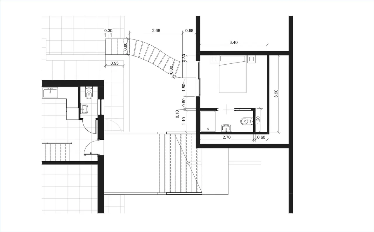 living - 125m² house / villa for sale in Bay of Roses, Costa Brava - Floor Plan - 2