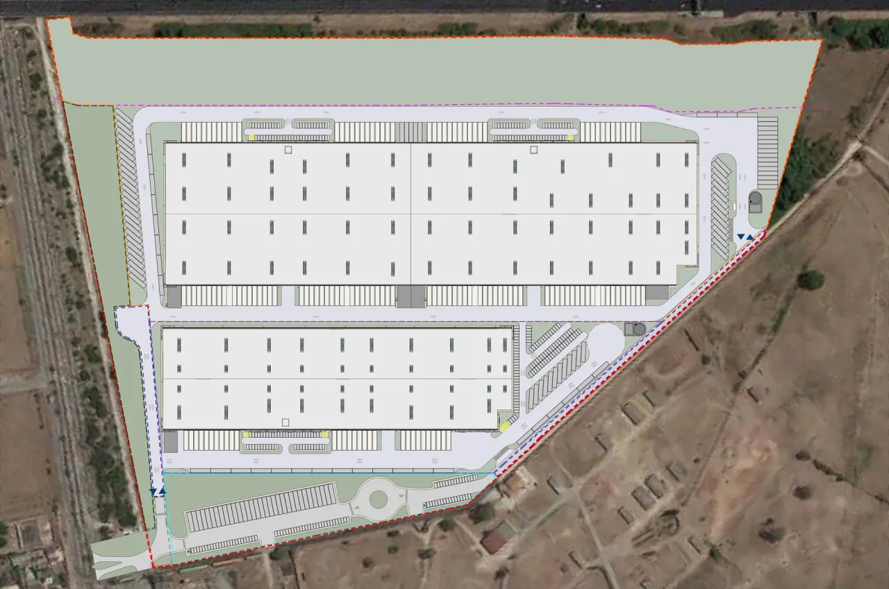 logistics - Logistics Park Tivoli Terme - Logistica - Dils - Planimetria - 1