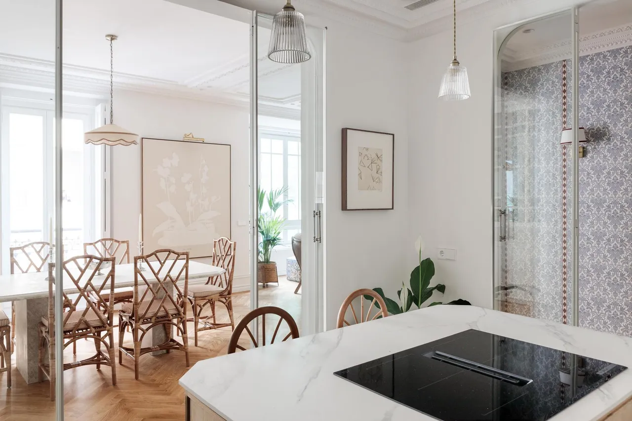 living - Piso de 227m² en venta en Almagro, Madrid - gallery - 4