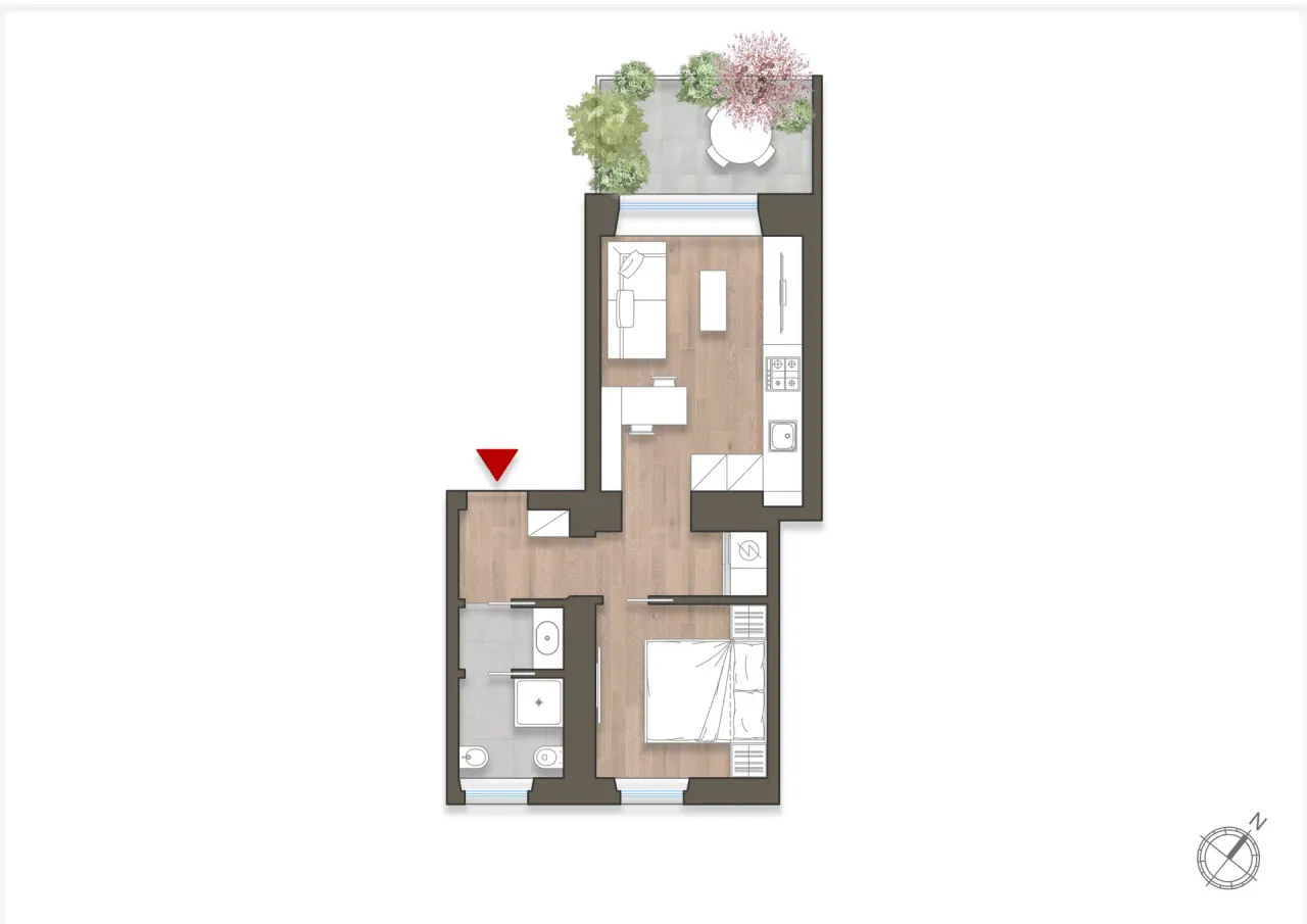 living - Melegnano 10 - Living - Dils - Planimetria - 1