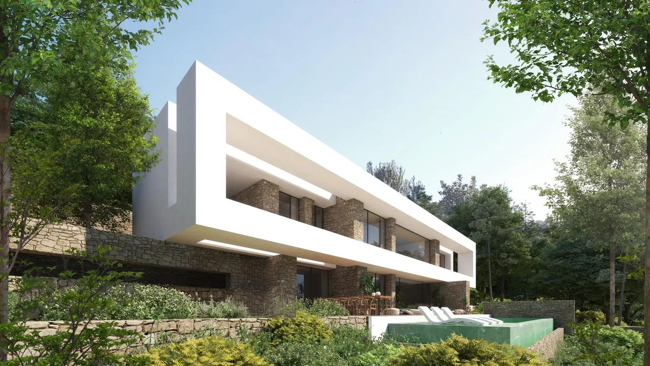 living - Contemporary 4 and 5-bedroom villas set on generous plots with private pools, surrounded by nature, just minutes from Ibiza Town - gallery - 9