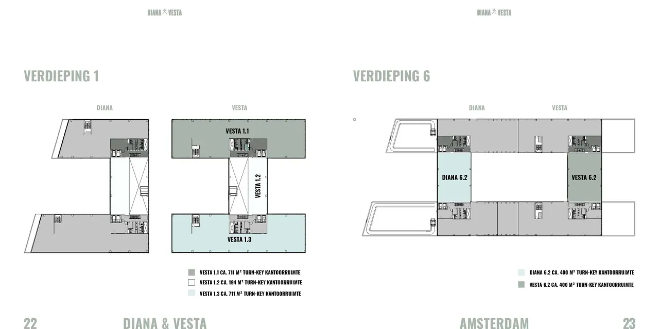 office - Diana & Vesta - Office - Dils - Plan d'étage - 2