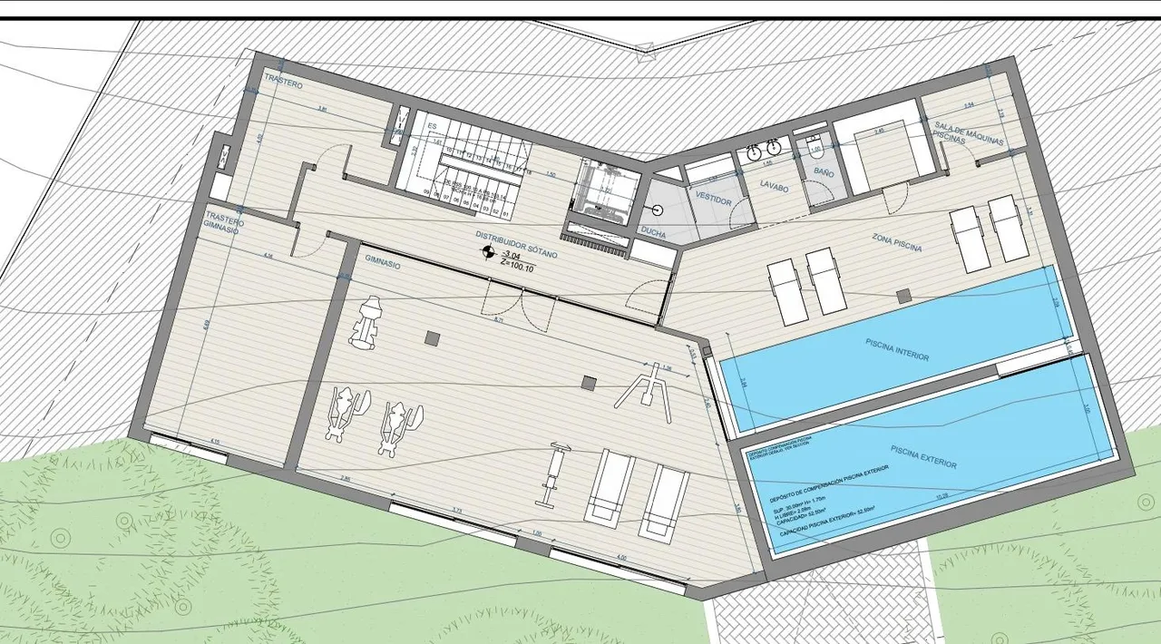 living - Parcela de 342m² en venta en Port d'Andratx, Islas Baleares - Plano del piso - 3