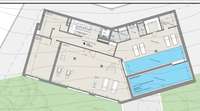 living - Parcela de 342m² en venta en Port d'Andratx, Islas Baleares - Plano del piso thumbnail - 3