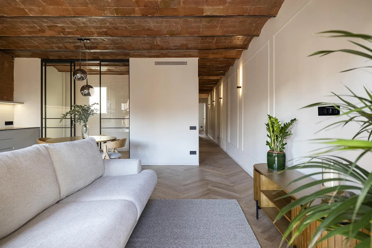 living - Piso de 104m² con 15m² terraza en venta en Eixample Derecho - gallery - 6
