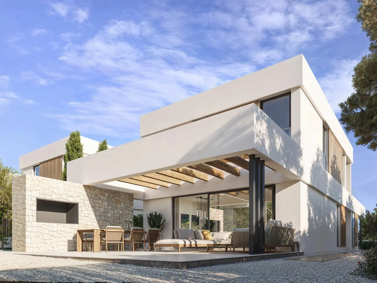 living - Domo Nexus Mas Camarena - gallery - 5