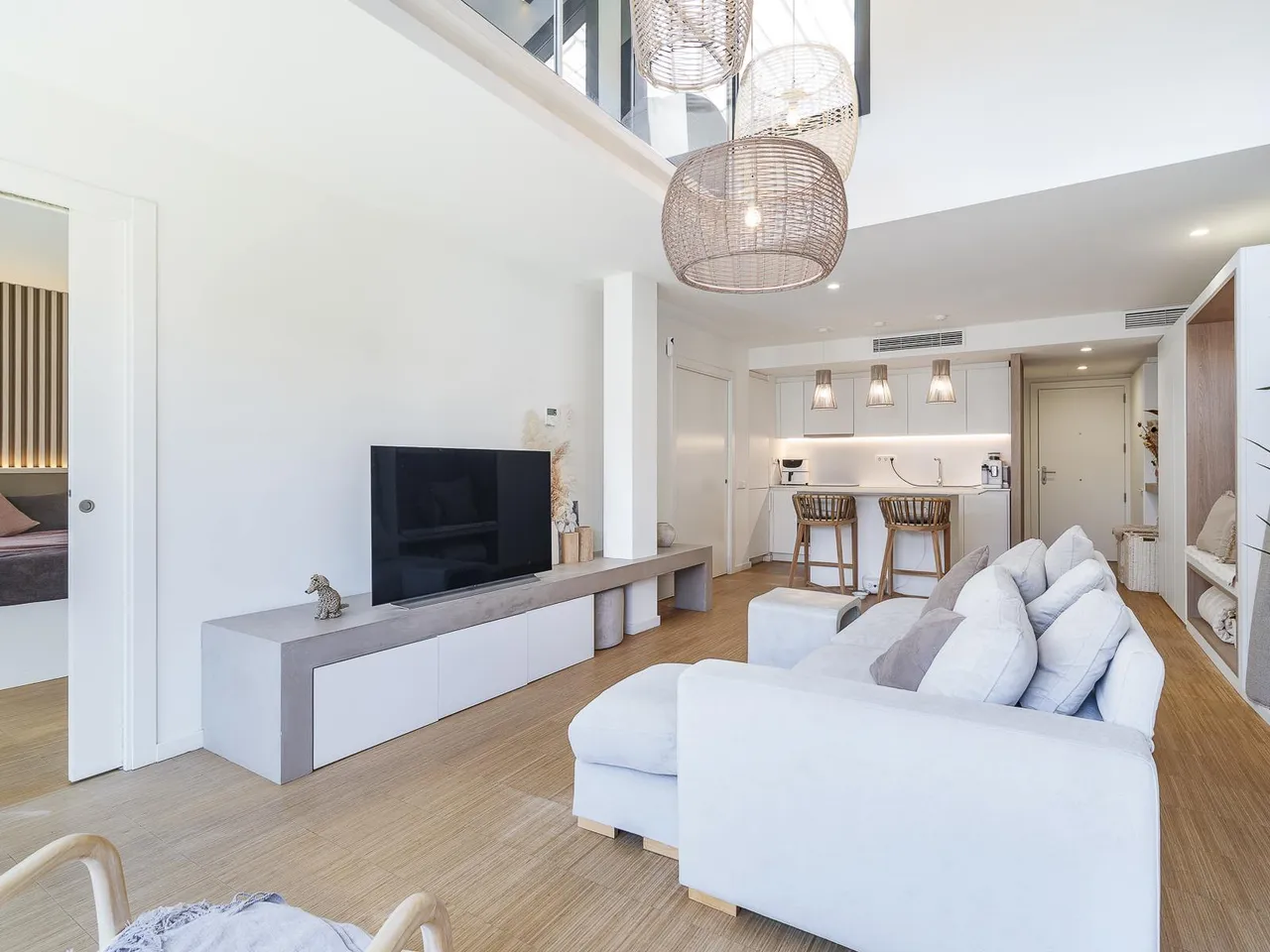 living - Ático de 128m² con 24m² terraza en venta en Vila Olímpica - gallery - 7