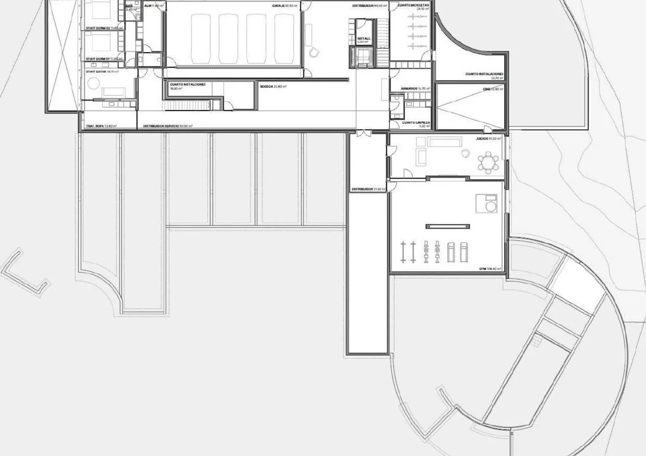 living - Casa / villa de 1,795m² con 8,525m² de jardín en venta en La Moraleja Urbanización - Plano del piso - 2