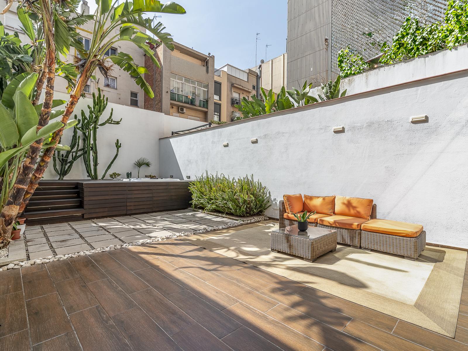 living - Piso de 112m² con 58m² terraza en venta en El Clot - gallery thumbnail - 1