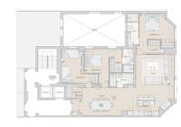living - 150m² apartment for sale in Goya, Madrid - Floor Plan thumbnail - 1