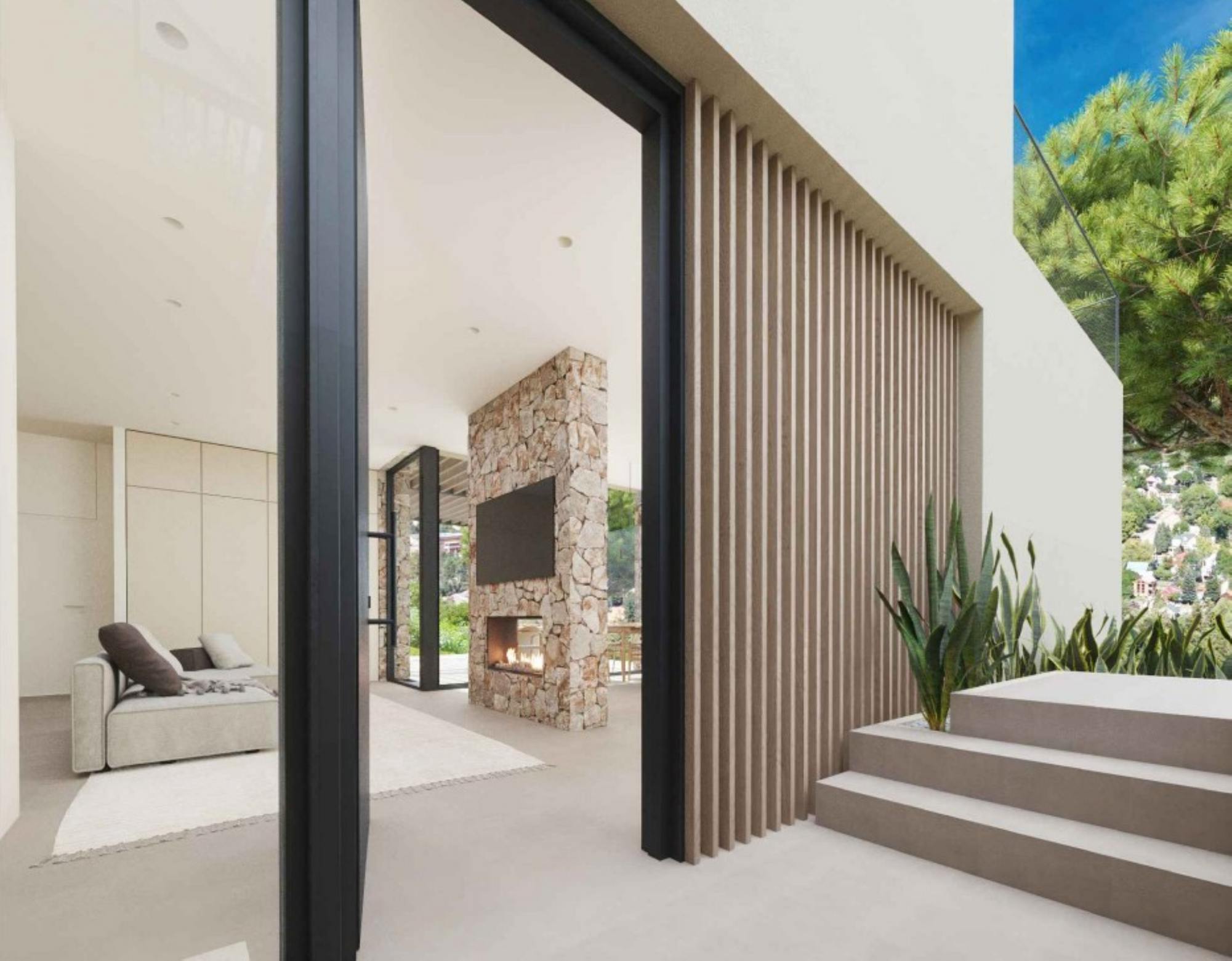 living - Casa / villa de 261m² en venta en Sa Riera, Costa Brava - gallery thumbnail - 6
