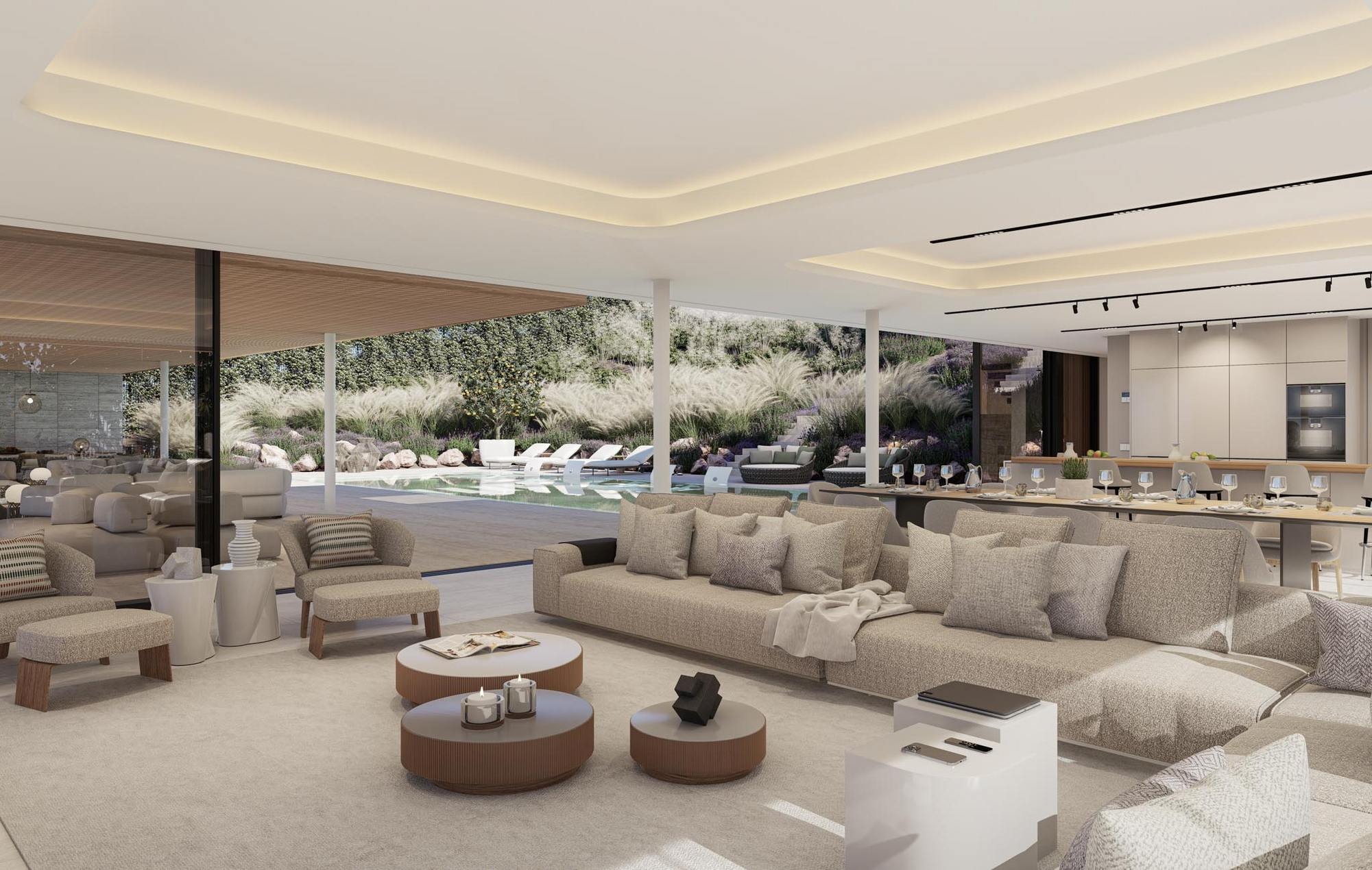 living - 815m² house / villa with 1,572m² garden for sale in Sotogrande - gallery thumbnail - 5