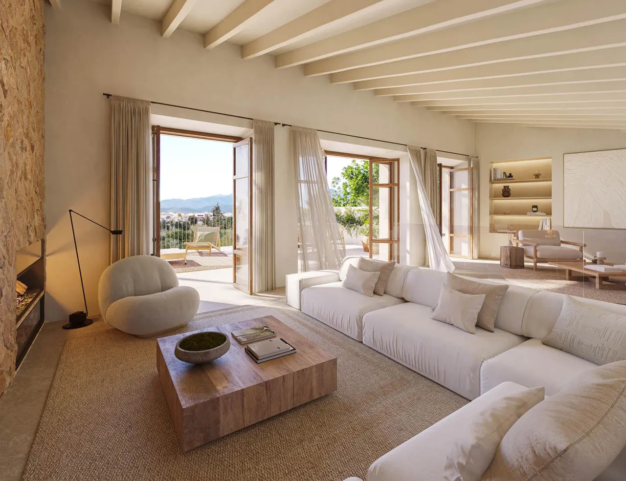 living - Casa / villa de 313m² con 143m² terraza en venta en Santa Maria del Cami - gallery - 5